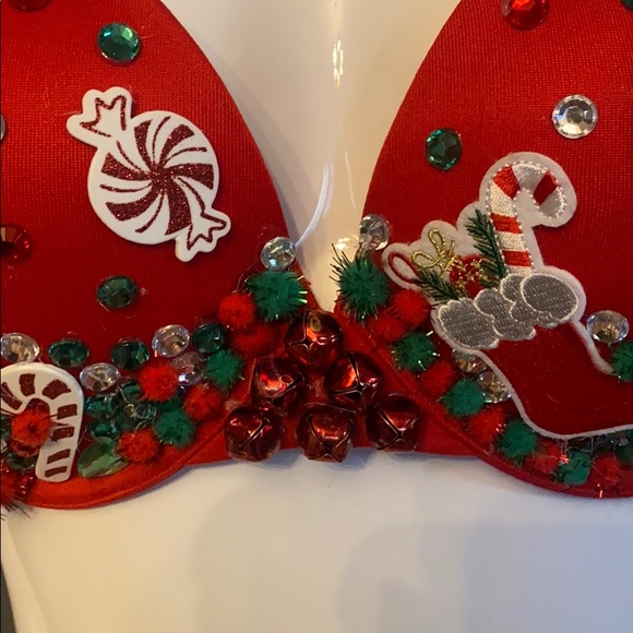 Handmade Bedazzled Bra - Picture 3 of 5